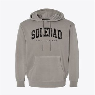 Soledad California Urban Vibe Pigment-Dyed Hoodie