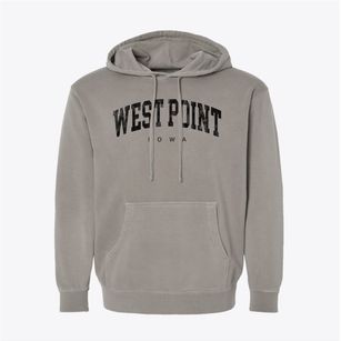 West Point Iowa Urban Vibe Pigment-Dyed Hoodie