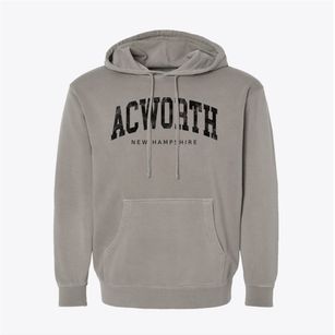 Acworth New Hampshire Urban Vibe Pigment-Dyed Hoodie