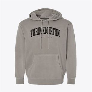 Throckmorton Texas Urban Vibe Pigment-Dyed Hoodie