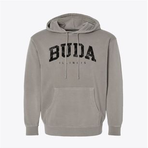 Buda Illinois Urban Vibe Pigment-Dyed Hoodie