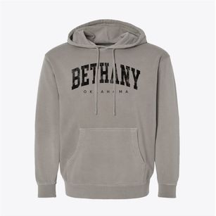 Bethany Oklahoma Urban Vibe Pigment-Dyed Hoodie