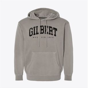 Gilbert West Virginia Urban Vibe Pigment-Dyed Hoodie