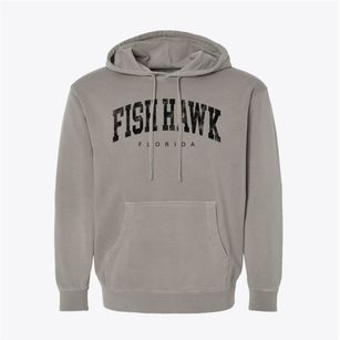 Fish Hawk Florida Urban Vibe Pigment-Dyed Hoodie