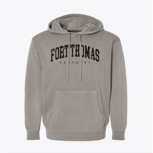 Fort Thomas Kentucky Urban Vibe Pigment-Dyed Hoodie