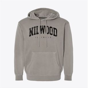Nilwood Illinois Urban Vibe Pigment-Dyed Hoodie