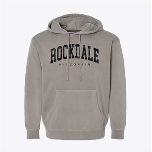 Rockdale Wisconsin Urban Vibe Pigment-Dyed Hoodie