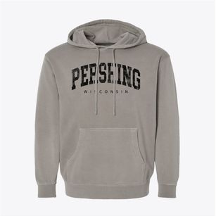 Pershing Wisconsin Urban Vibe Pigment-Dyed Hoodie
