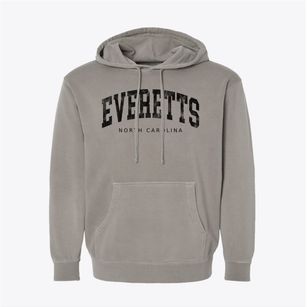 Everetts North Carolina Urban Vibe Pigment-Dyed Hoodie