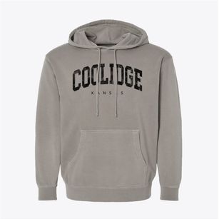 Coolidge Kansas Urban Vibe Pigment-Dyed Hoodie
