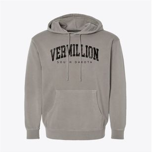 Vermillion South Dakota Urban Vibe Pigment-Dyed Hoodie