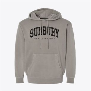 Sunbury Pennsylvania Urban Vibe Pigment-Dyed Hoodie