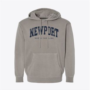 Newport North Carolina Urban Vibe Pigment-Dyed Hoodie