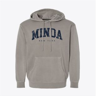 Minoa New York Urban Vibe Pigment-Dyed Hoodie