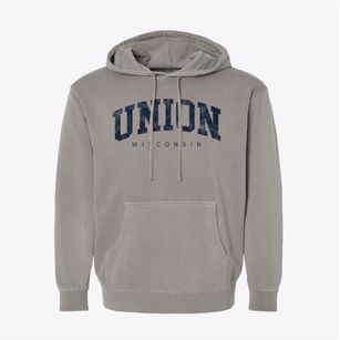 Union Wisconsin Urban Vibe Pigment-Dyed Hoodie