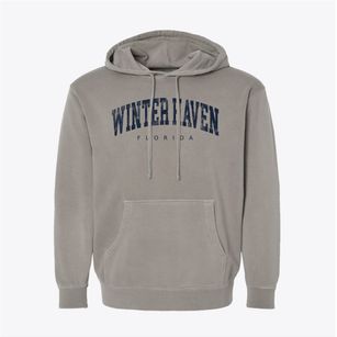 Winter Haven Florida Urban Vibe Pigment-Dyed Hoodie