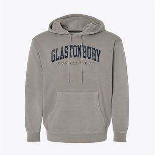 Glastonbury Connecticut Urban Vibe Pigment-Dyed Hoodie