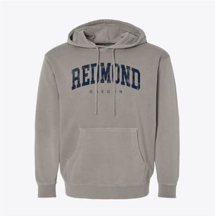 Redmond Oregon Urban Vibe Pigment-Dyed Hoodie