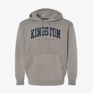 Kingston Illinois Urban Vibe Pigment-Dyed Hoodie