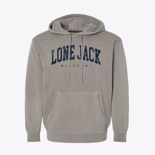 Lone Jack Missouri Urban Vibe Pigment-Dyed Hoodie