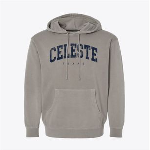 Celeste Texas Urban Vibe Pigment-Dyed Hoodie