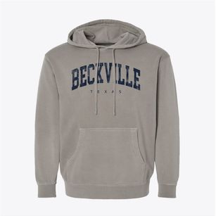 Beckville Texas Urban Vibe Pigment-Dyed Hoodie