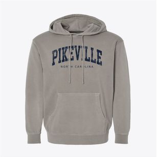 Pikeville North Carolina Urban Vibe Pigment-Dyed Hoodie