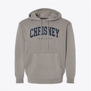 Chrisney Indiana Urban Vibe Pigment-Dyed Hoodie