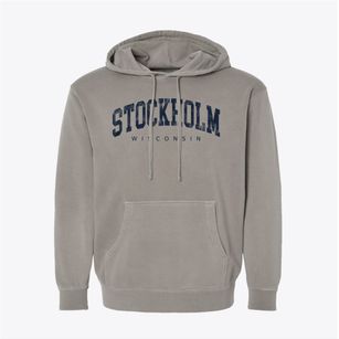Stockholm Wisconsin Urban Vibe Pigment-Dyed Hoodie