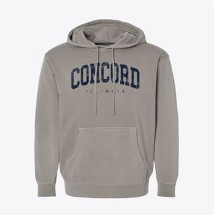 Concord Illinois Urban Vibe Pigment-Dyed Hoodie