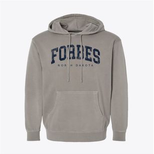 Forbes North Dakota Urban Vibe Pigment-Dyed Hoodie