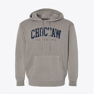 Choctaw Oklahoma Urban Vibe Pigment-Dyed Hoodie
