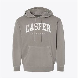 Casper Wyoming Urban Vibe Pigment-Dyed Hoodie