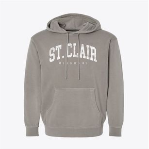 St. Clair Missouri Urban Vibe Pigment-Dyed Hoodie