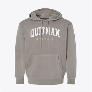Quitman Georgia Urban Vibe Pigment-Dyed Hoodie