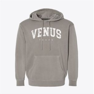 Venus Texas Urban Vibe Pigment-Dyed Hoodie