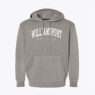 Williamsport Maryland Urban Vibe Pigment-Dyed Hoodie