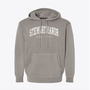 Stewart Manor New York Urban Vibe Pigment-Dyed Hoodie