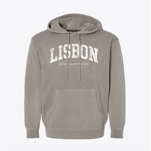 Lisbon New Hampshire Urban Vibe Pigment-Dyed Hoodie