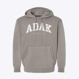Adak Alaska Urban Vibe Pigment-Dyed Hoodie