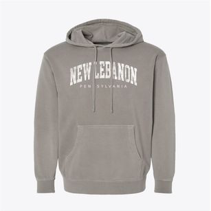 New Lebanon Pennsylvania Urban Vibe Pigment-Dyed Hoodie