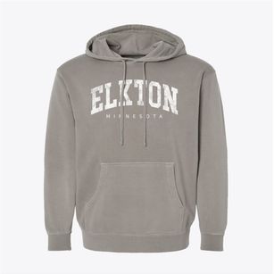 Elkton Minnesota Urban Vibe Pigment-Dyed Hoodie