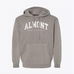 Almont North Dakota Urban Vibe Pigment-Dyed Hoodie