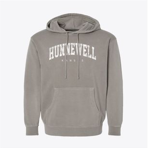 Hunnewell Kansas Urban Vibe Pigment-Dyed Hoodie