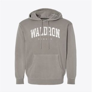 Waldron Kansas Urban Vibe Pigment-Dyed Hoodie