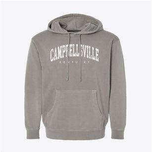 Campbellsville Kentucky Urban Vibe Pigment-Dyed Hoodie