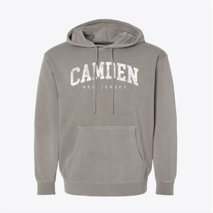 Camden New Jersey Urban Vibe Pigment-Dyed Hoodie