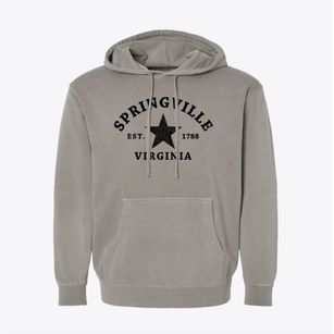 Springville Virginia Star Pigment-Dyed Hoodie