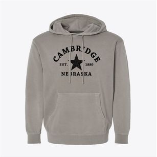Cambridge Nebraska Star Pigment-Dyed Hoodie