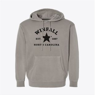 Winfall North Carolina Star Pigment-Dyed Hoodie